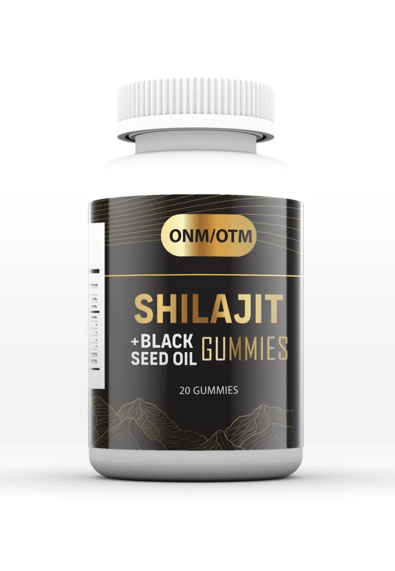 Shilajit gummies, original product photo